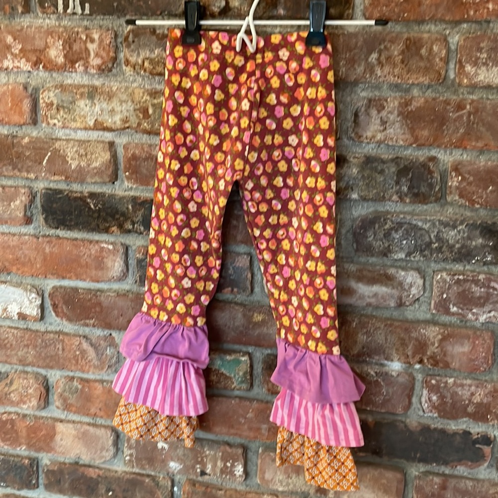 💞💞MATILDA JANE RUFFLE LEGGINGS- 4T💞💞 - Picture 5 of 5
